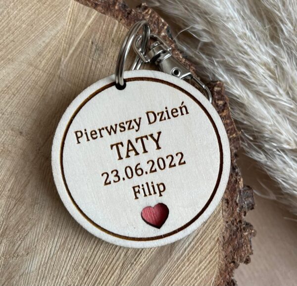 Brelok pierwszy dzień taty