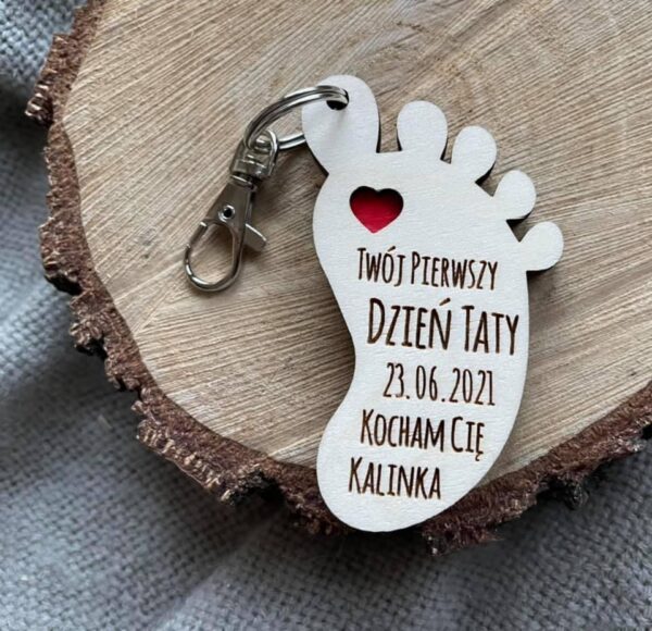 Brelok z dowolnym napisem