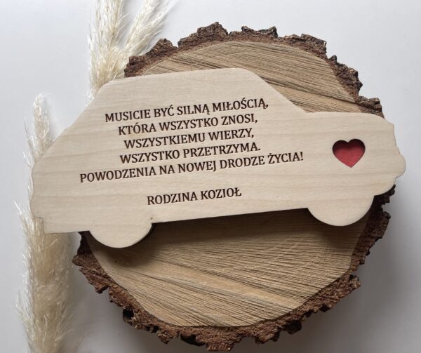 Maluch - tabliczka ślubna